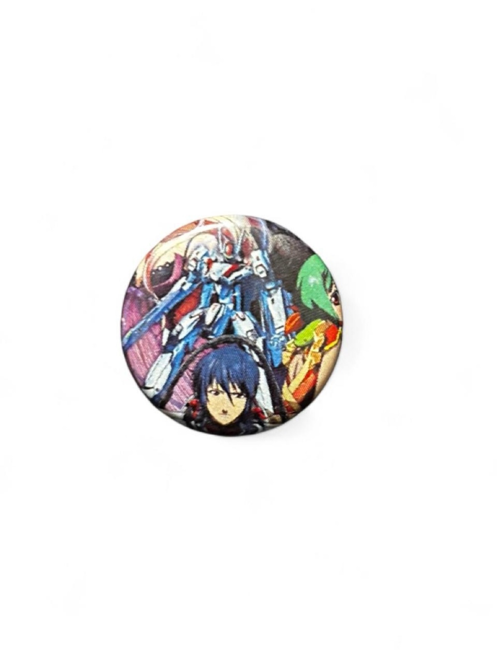 Macross Frontier Alto Saotome Ranka Lee VF-25 Messiah Valkyrie Button Pin